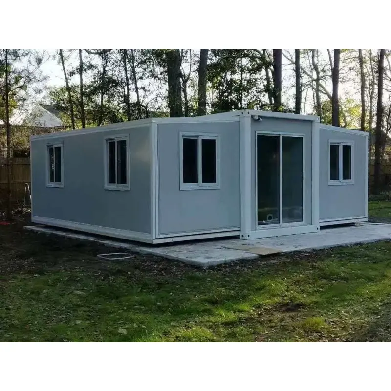 Dual Wing Expandable Prefabricated အိမ် Dual Wing Expandable Prefabricated အိမ်